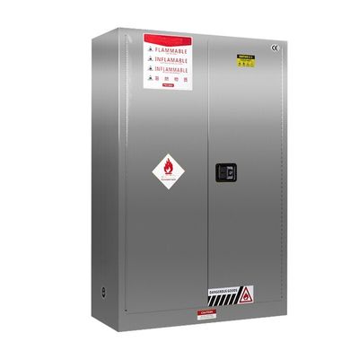 주문 안전용으로 꽂힌 손잡이와 함께 스테인리스 화학제품 용기 캐비닛 온라인 제조