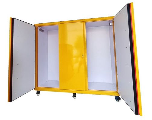 주문 Steel Chemical Storage Cabinet with 3-Point Locking System Fire Proof and Explosion Proof for Secure Chemical Handling 온라인 제조
