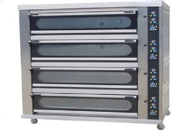 4 갑판 8 쟁반 빵을 위한 상업적인 굽기 오븐 디지털 표시 장치 세라믹 난방 갑판 오븐